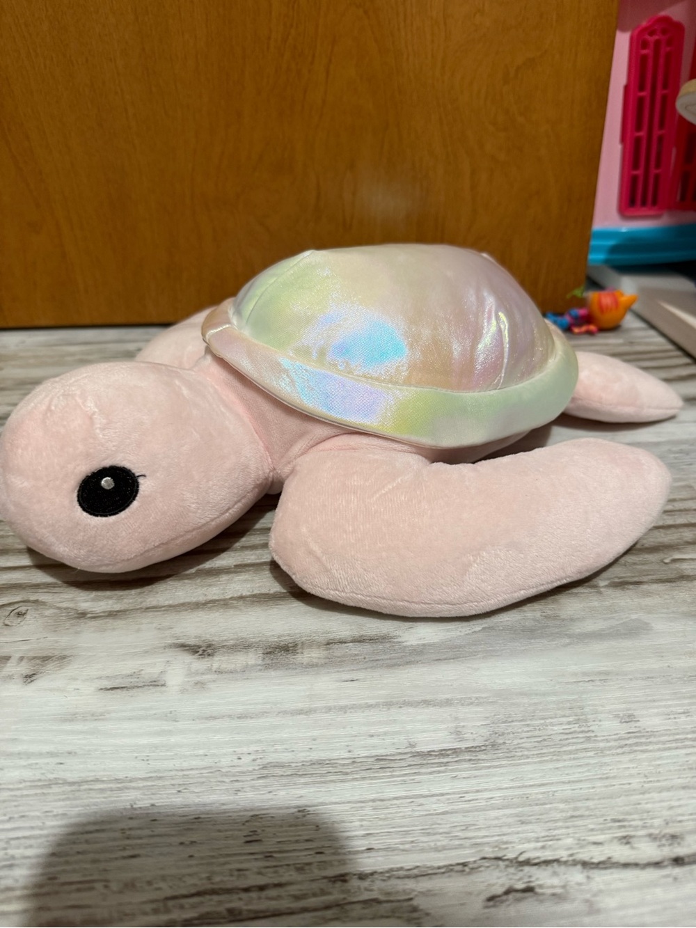 Tommy Bahama Pink Iridescent Plush Turtle